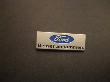 Ford. Besser ankommen slogan